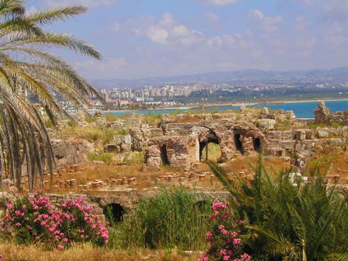 ruins in tyr