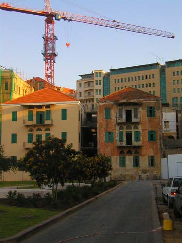 ruined houses being renovated