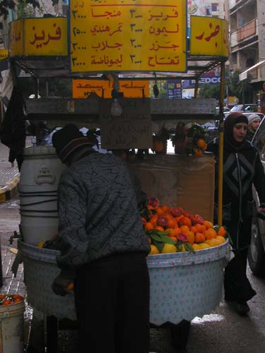 juice man in Haret Hreik